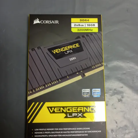 BOXED CORSAIR DDR4 2 X 8GB VENGEANCE LPX MEMORY STICK