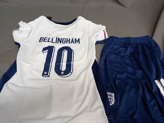 NIKE ENGLAND 2024 EUROS HOME SHIRT - BELLINGHAM 10 - SIZE 26 KIDS