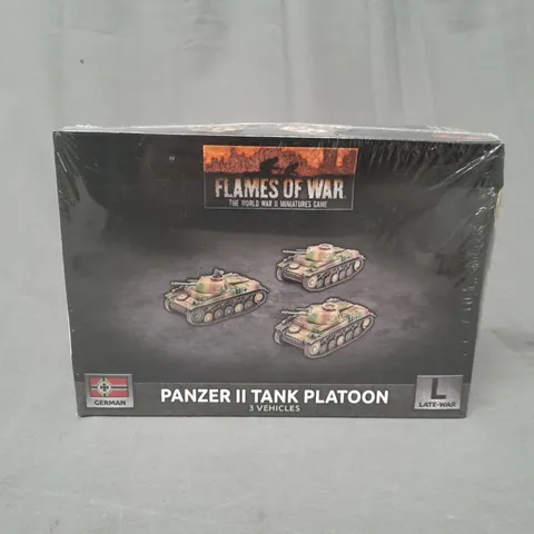 SEALED FLAMES OF WAR - PANZER TANK PLATOON - 3 VEHICLES