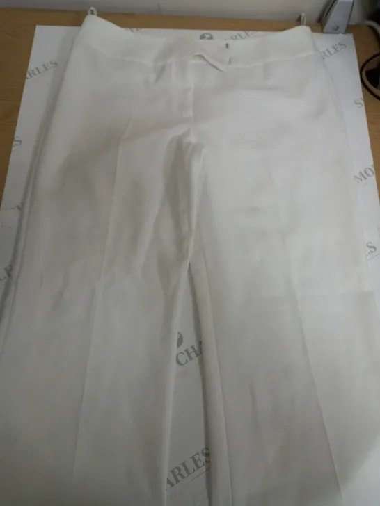 ATMOSPHERE WHITE LONG TROUSERS - 12/40