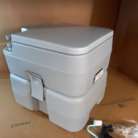 PORTABLE TOILET IN GREY 