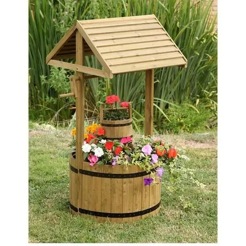 LARGE WISHING WELL GARDEN ORNAMENT 