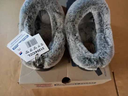 PAIR OF BOBS FOR SKECHERS MEMORY FOAM SLIPPERS - UK 7