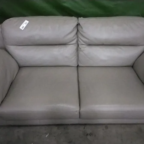 QUALITY MINK LEATHER 2 SEATER LEATHER SOFA 