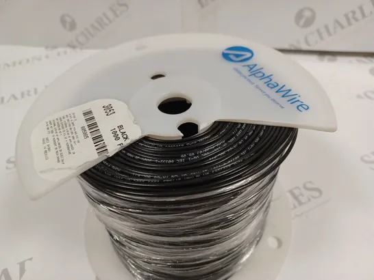 ALPHAWIRE HOOK UP WIRE IN BLACK - 305M REEL