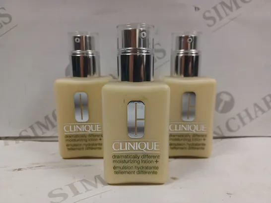 BOX OF APPROX 11 X 125ML CLINIQUE DRAMATICALLY DIFFERENT MOISTURIZING LOTION+ 