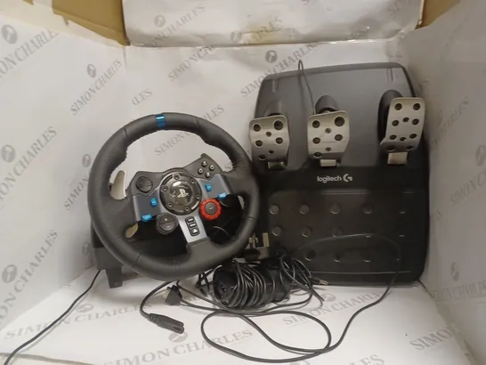 BOXED LOGITECH G29 DRIVING FORCE RACING WHEEL FOR PS5, PS4, PS3 AND PC RRP £269.99