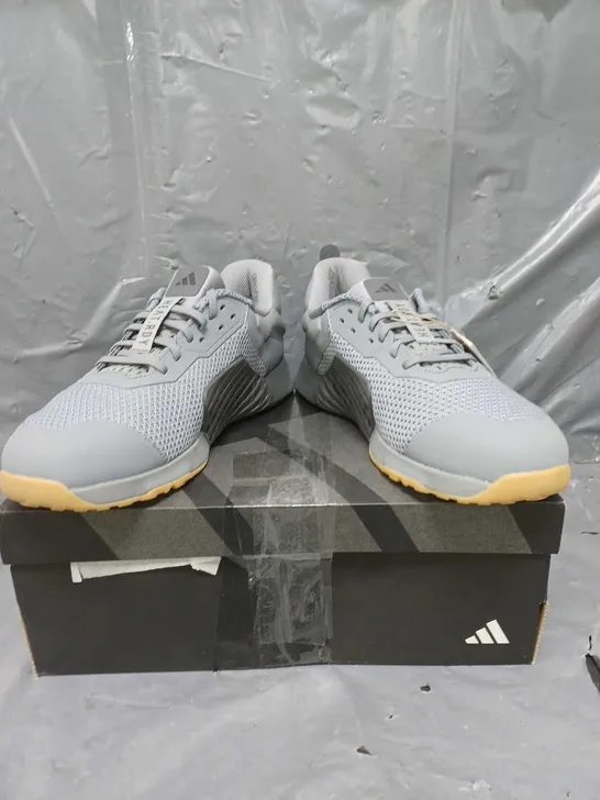 ADIDAS DROPSET SET 3 TRAINERS GREY SIZE 9