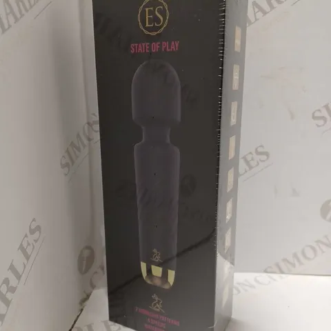 EROTIC STATE OF PLAY VIBRATOR WIRELESS WAND MASSAGER - ES100