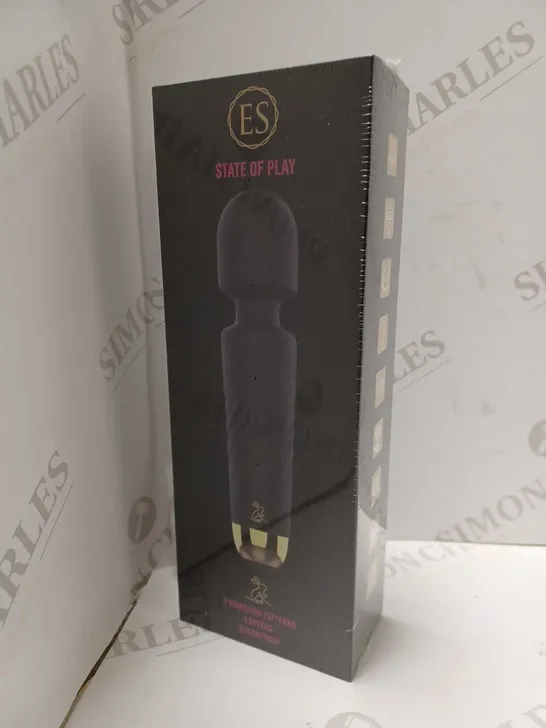 EROTIC STATE OF PLAY VIBRATOR WIRELESS WAND MASSAGER - ES100