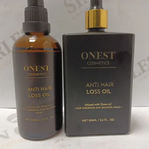 LOT OF 2 X 100ML ONEST ANTI HAIR LOSS OIL