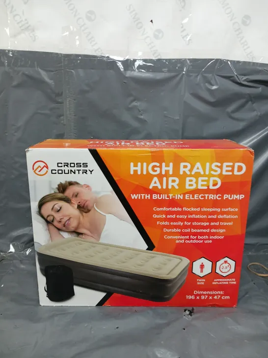 BOXED HIGH RAISED AIR BED 